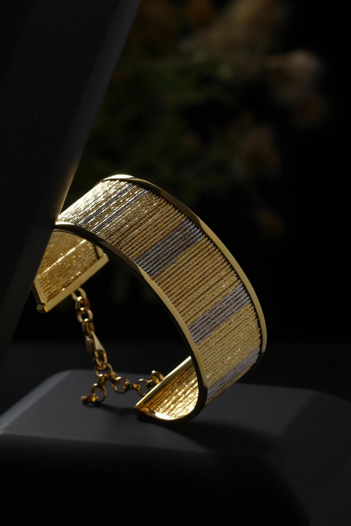 Statement gold jewelry